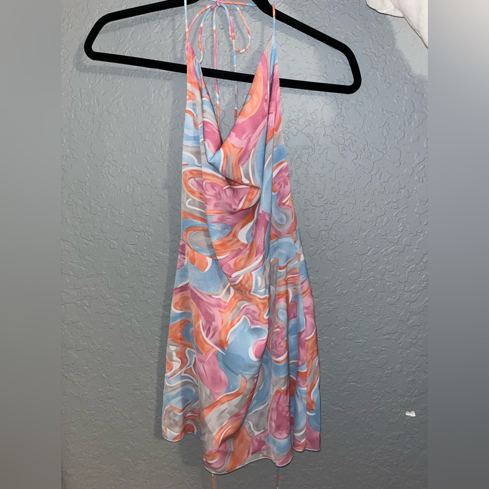 Beginning boutique cowl neck dress